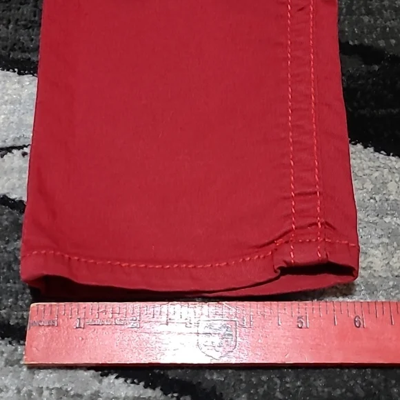 DAYTRIP ARIES RED RHINESTONES SKINNY JEAN - Picture 11 of 15